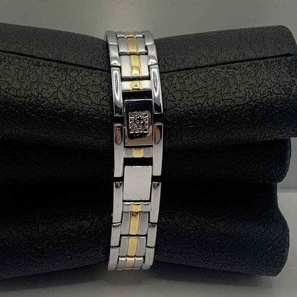 Anne Klein 10-5491SVTT Women's Stainless Steel Analog Silver Dial Watch MGK19 - Picture 5 of 9